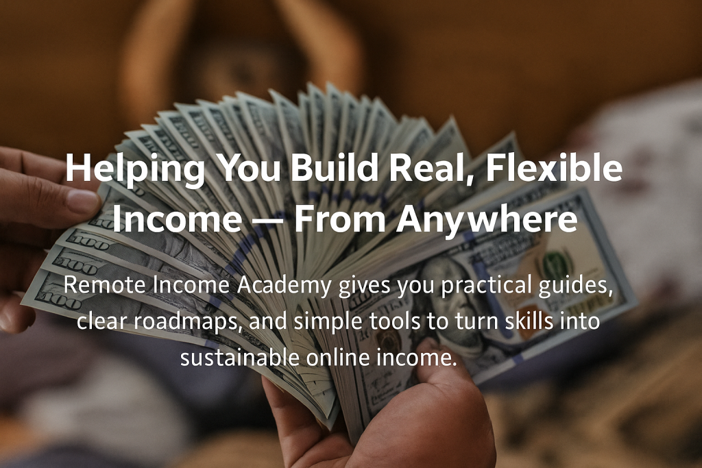 Earn Money Online with RIA