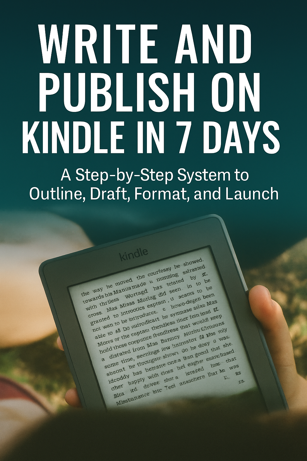 Kindle Cover How to write and publish Books on Kindle