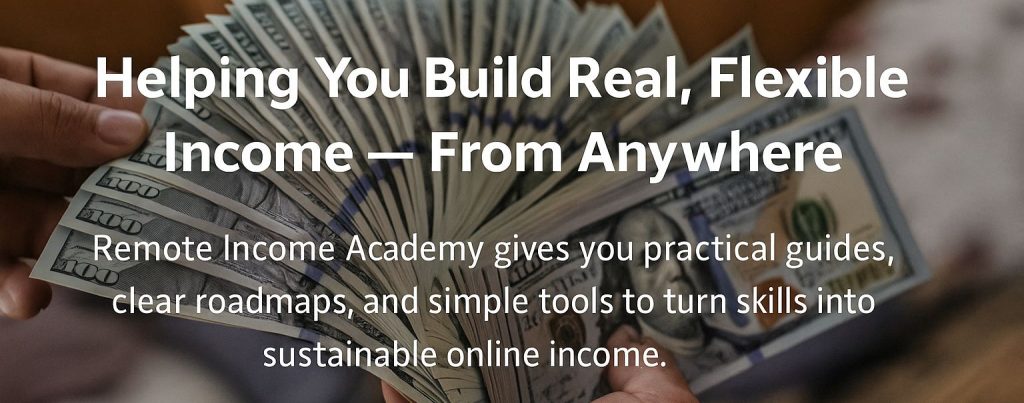 Training Courses From Remote Income Academy
