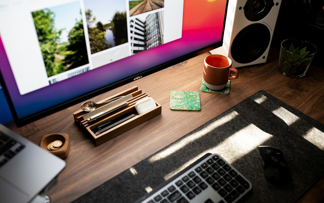 A work from Home Office set up ready to work remotely