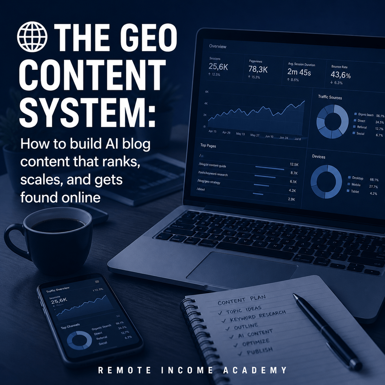 GEO Store How to Build a Profitable Blog using AI