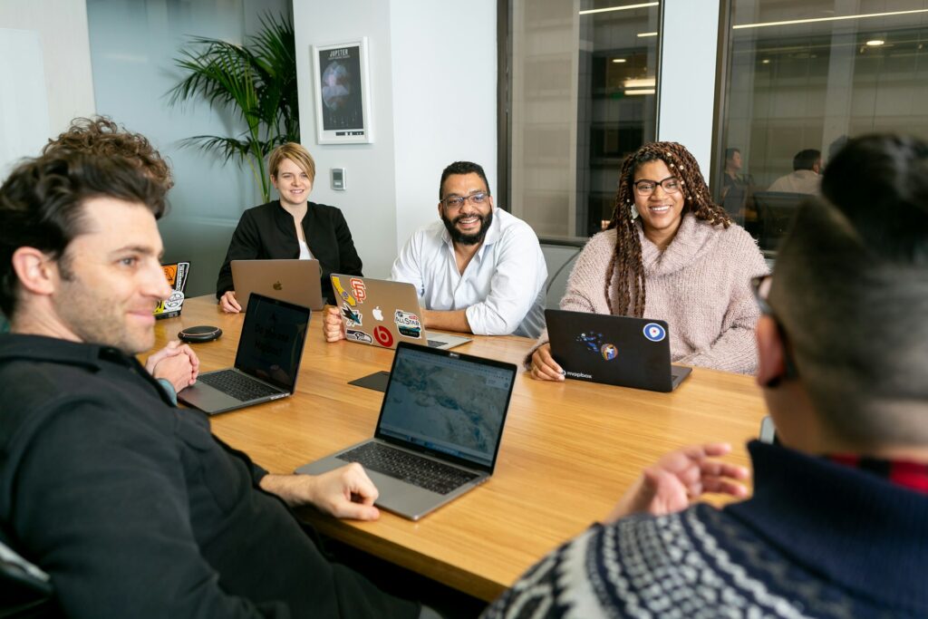 New employee asking questions at his new job after getting hired