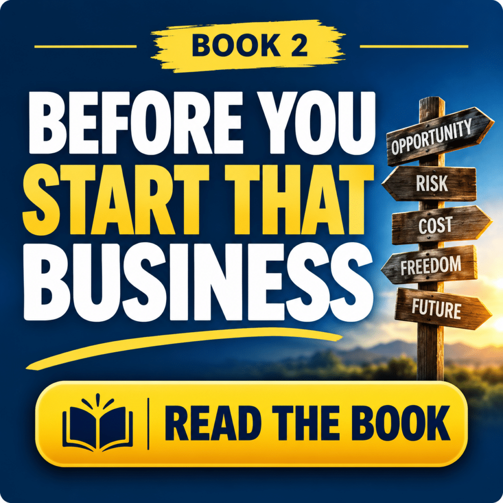 BEFORE YOU START THAT BUSINESS: What They Don't Tell You Before You Spend Your Time, Money and Energy on Business Opportunities