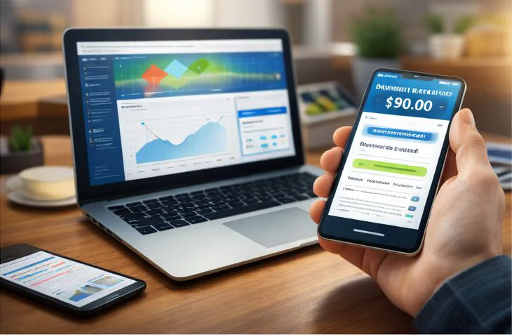 A Phone showing a payment received for affiliate marketing efforts
